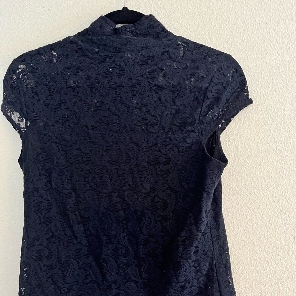 Black lace top